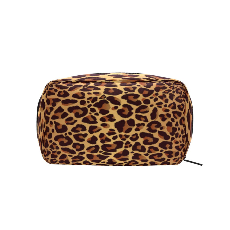 [Australia] - ALAZA Leopard Print Animal Skin Makeup Cosmetic Portable Pouch Bag Organizer Capacity Storage Bag Gift for Women Girls Multi-colored3 