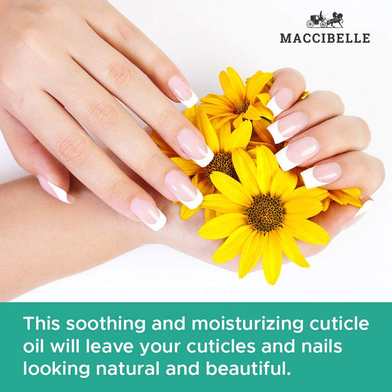 [Australia] - Maccibelle Cuticle Oil Milk and Honey 0.5 oz - Heals Dry Cracked Cuticles 