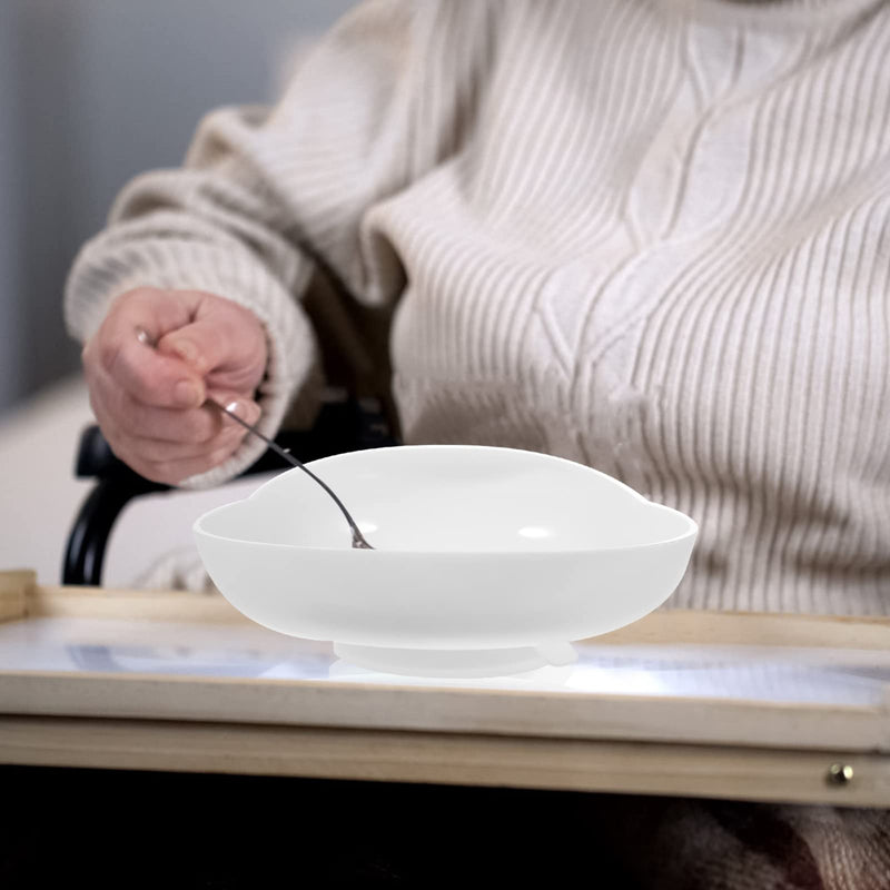 [Australia] - FOMIYES Scooper Bowl with Suction Cup Base Adaptive Self-feeding Bowl Anti-spill Tableware Adaptive Utensils for Disabled Handicapped and Elderly Adults 