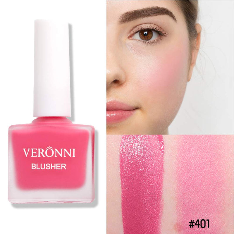 [Australia] - VERONNI Fruit Juice Liquid Blusher ,Vegan Face Blush Waterproof Long Lasting Blushes,Cruelty-Free for a Shimmery Finish (#401) #401 