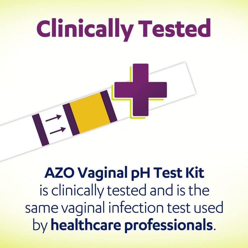 [Australia] - AZO Vaginal pH Test Kit, Clinically-Tested Vaginal Infection Test Kit, Fast & Accurate Results, from The #1 Most Trusted Brand, 2 Self-Tests 