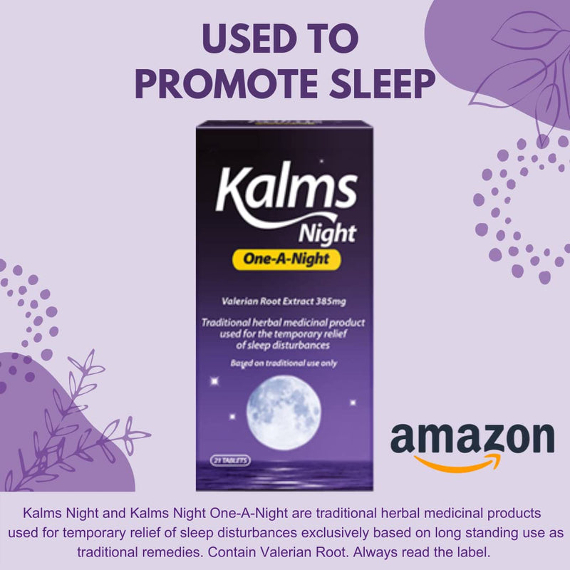 [Australia] - Kalms Night One-a-Night 21 Tablets - Traditional Herbal Medicinal product used for the temporary relief of sleep disturbances. One tablet a night dose. 