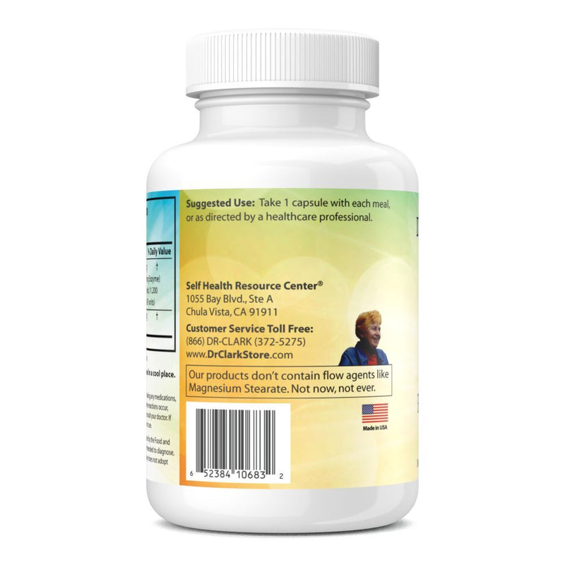 [Australia] - Dr. Clark Pancreatin and Lipase Enzyme Supplement, 500mg, 100 Capsules 