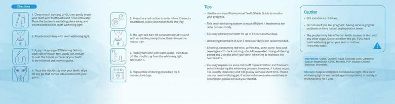 [Australia] - PepWhite Ultra - Super Strong Teeth Whitening (3 x Gel Refill + Mouth Tray Only) 4 Piece Set 