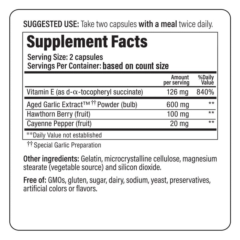 [Australia] - Kyolic Aged Garlic Extract Formula 106, Circulation Health, 300 Capsules (Packaging May Vary) 300 Count (Pack of 1) 