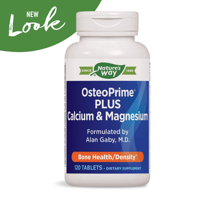 [Australia] - Enzymatic Therapy Nature's Way OsteoPrime PLUS Calcium & Magnesium, 120 Count (Packaging May Vary) (07712) 