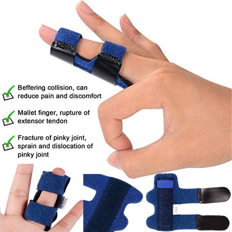 [Australia] - 1PC Adjustable Hand Support Fix Injury Aid Tool Finger Recovery Tape Bandage Fracture Protection Finger Splint Joints Fractures Stabilizer 