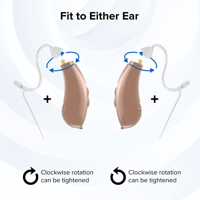 [Australia] - Hearing Aids, 16 Channel Digital Chip, High Fidelity Sound Quality, Noise Reduction, Feedback Cancellation, Ultra-Lightweight Hearing Amplifiers for Adults Hearing Loss (1 Pcs) 