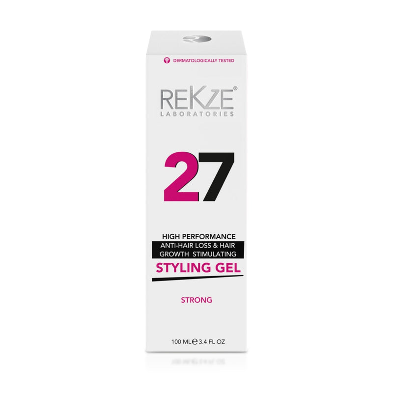 [Australia] - REKZE 27 Anti-Hair Loss & Hair Growth Stimulating Styling Gel Strong, Breakthrough With Capixyl, Argan Oil, Caffeine, Keratin, Proline For Men & Women, Strengthens Hair, Reduces Breakage 