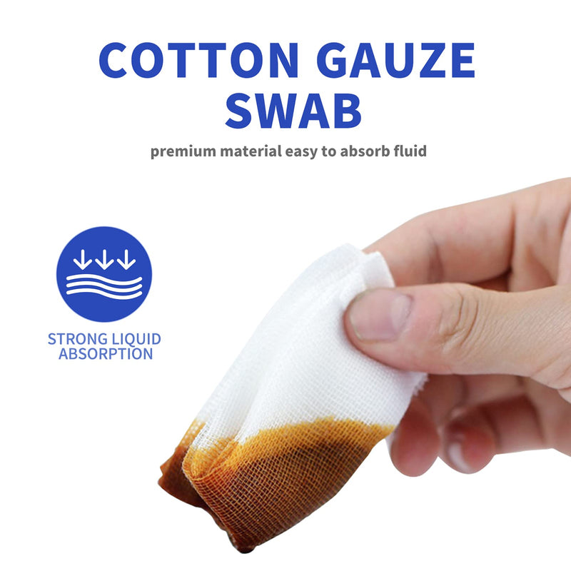 [Australia] - Milisten Gauze Pads Disposable Sterile Cotton Gauze Swabs Individually Wrapped Wound Care Dressing Gauzes for First Aid- 30pcs, 5 x 5 inch 