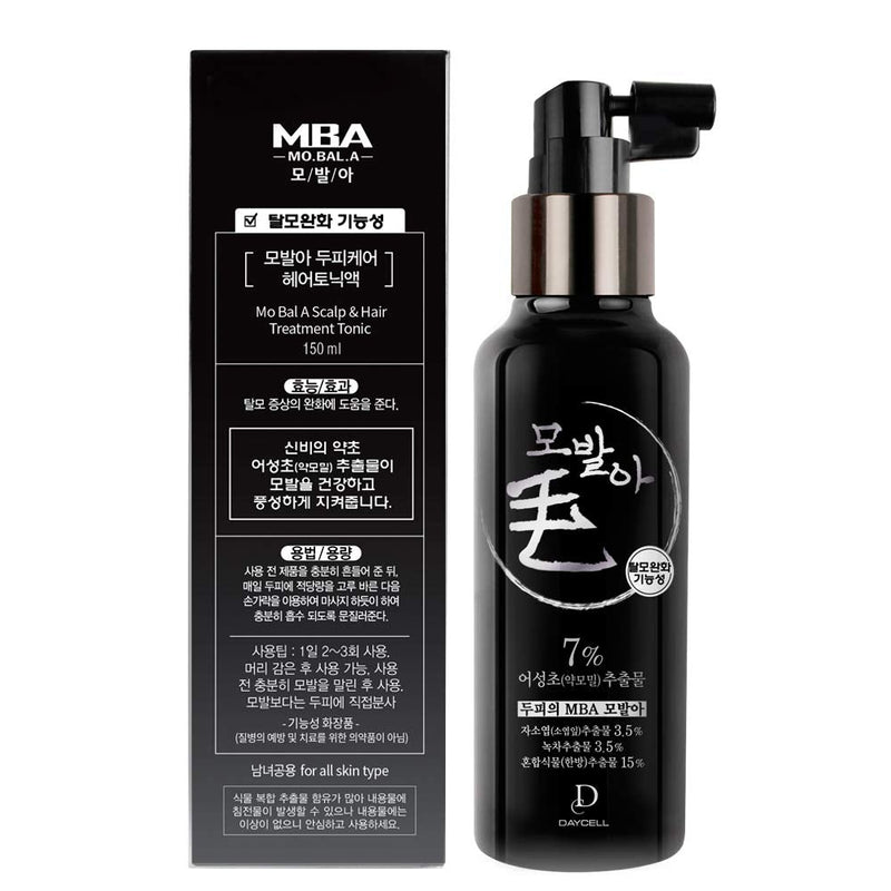 [Australia] - Daycell MOBALA Korean Natural Herbal Hair Repair Regrowth and Scalp Skin Dandruff Treatment Hair Loss Prevention Scalp Health Care ‚Ä¶ 