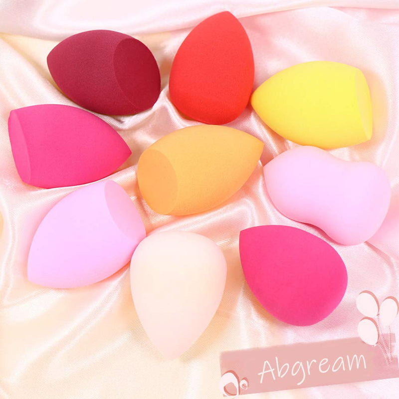 [Australia] - Abgream 45pcs Makeup Sponge Blender Set - 39 Pcs Latex-Free Vegan Sponges with 6 Pcs Makeup Blender Holder, Beauty Cosmetic Foundation Blending Powder Puff for Liquid Powers BB Cream (Style 2) Style 2 