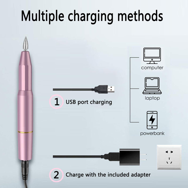 [Australia] - Electric Nail Drill Power Cord, AC DC Adapter Charger Power Cord Compatible with MelodySusie/AIRSEE/AUTENPOO/COSITTE/KITCCI Portable Electric Nail Drill 