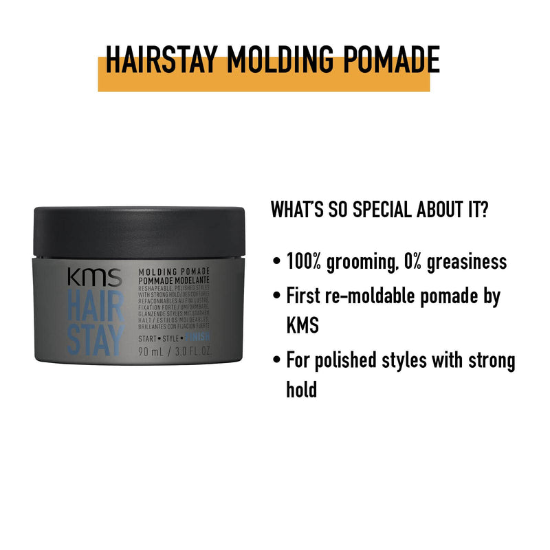 [Australia] - KMS Hair Stay Molding Pomade Hair Oil, 90 ml 