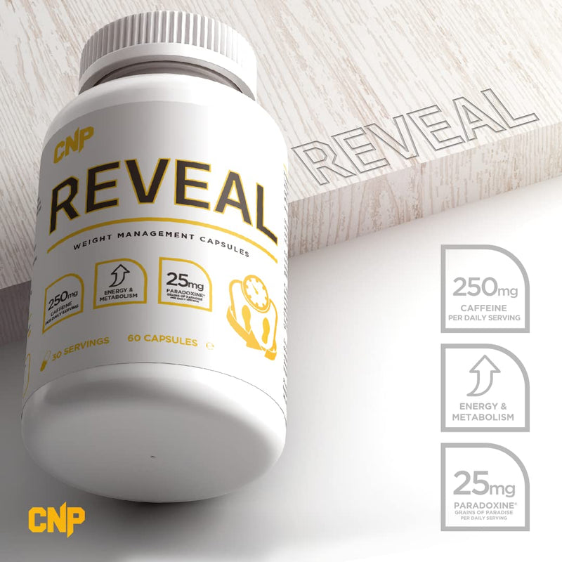 [Australia] - CNP Professional, Pro, Reveal Weight Management & Weight Loss Thermogenic Formula, 60 Capsules. Increase Energy & Metabolism 