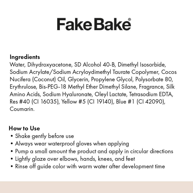 [Australia] - Fake Bake Flawless Coconut Tanning Serum For Face & Body, 5 oz 