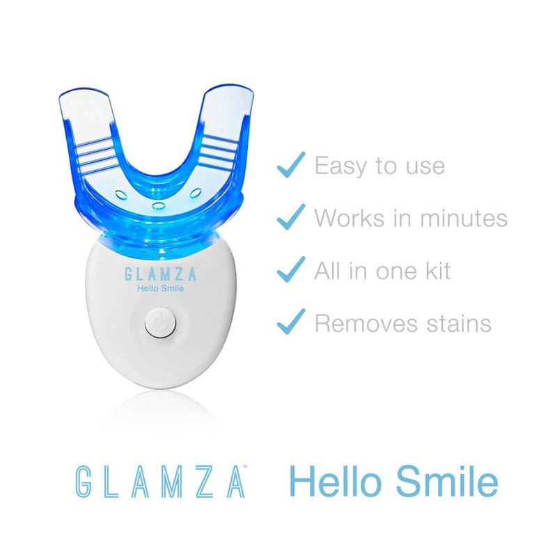 [Australia] - Glamza Hello Smile LED Laser Light Mouthguard for Teeth Whitening1 Units LED Teeth Whitening ( WITHOUT GEL) 