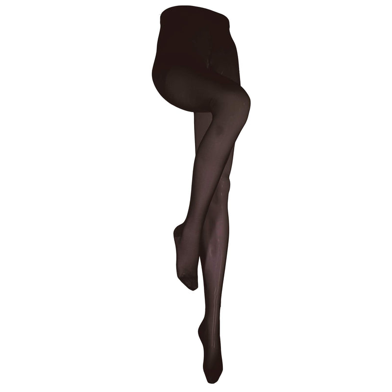 [Australia] - NuVein Compression Pantyhose, 15-20 mmHg Support, Women's Sheer Nylon Hosiery Tights, Closed Toe, Black, Tall 