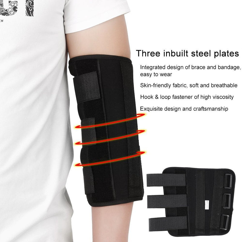 [Australia] - Weohoviy Elbow Brace, Night Elbow Sleep Support Breathable Splints for Cubital Tunnel Syndrome,Tendonitis,Ulnar Nerve,Tennis,Fits for Men and Women(S) Small 