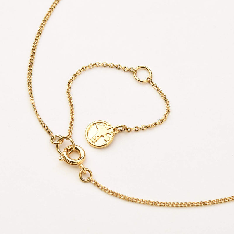 [Australia] - Girafe Double Floating Heart Choker Necklace 14k Real Gold Plated Love Present for Her 14inch 