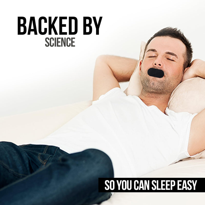 [Australia] - Longevity Sleep Tape - Mouth Tape for Sleeping, Snoring Aid, Improved Nasal Breathing, Strong But Gentle Adhesion (30 Strips) 