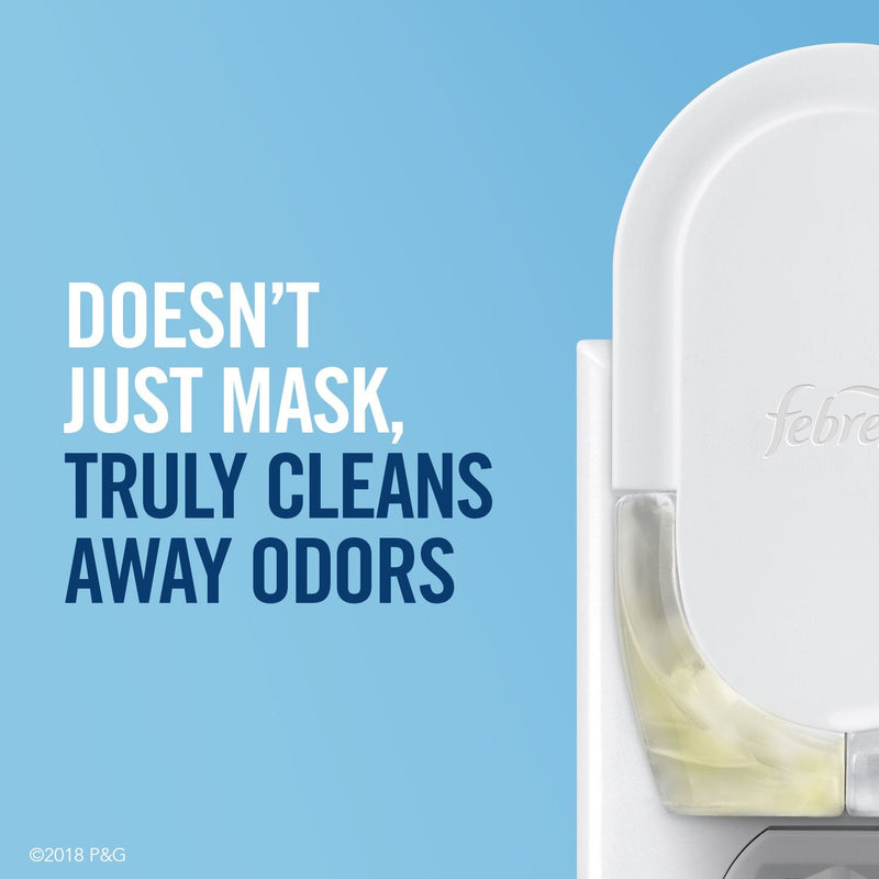 [Australia] - Febreze Plug in Air Fresheners, Unstopables Fresh, Odor Eliminator for Strong Odors, Scented Oil Refill (2 Count) 