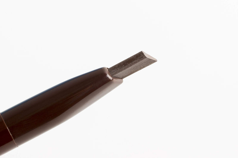 [Australia] - Triangular Point Eyebrow Pencil with Built-in Spoolie Brush for Easy on the Go Application in Brown 