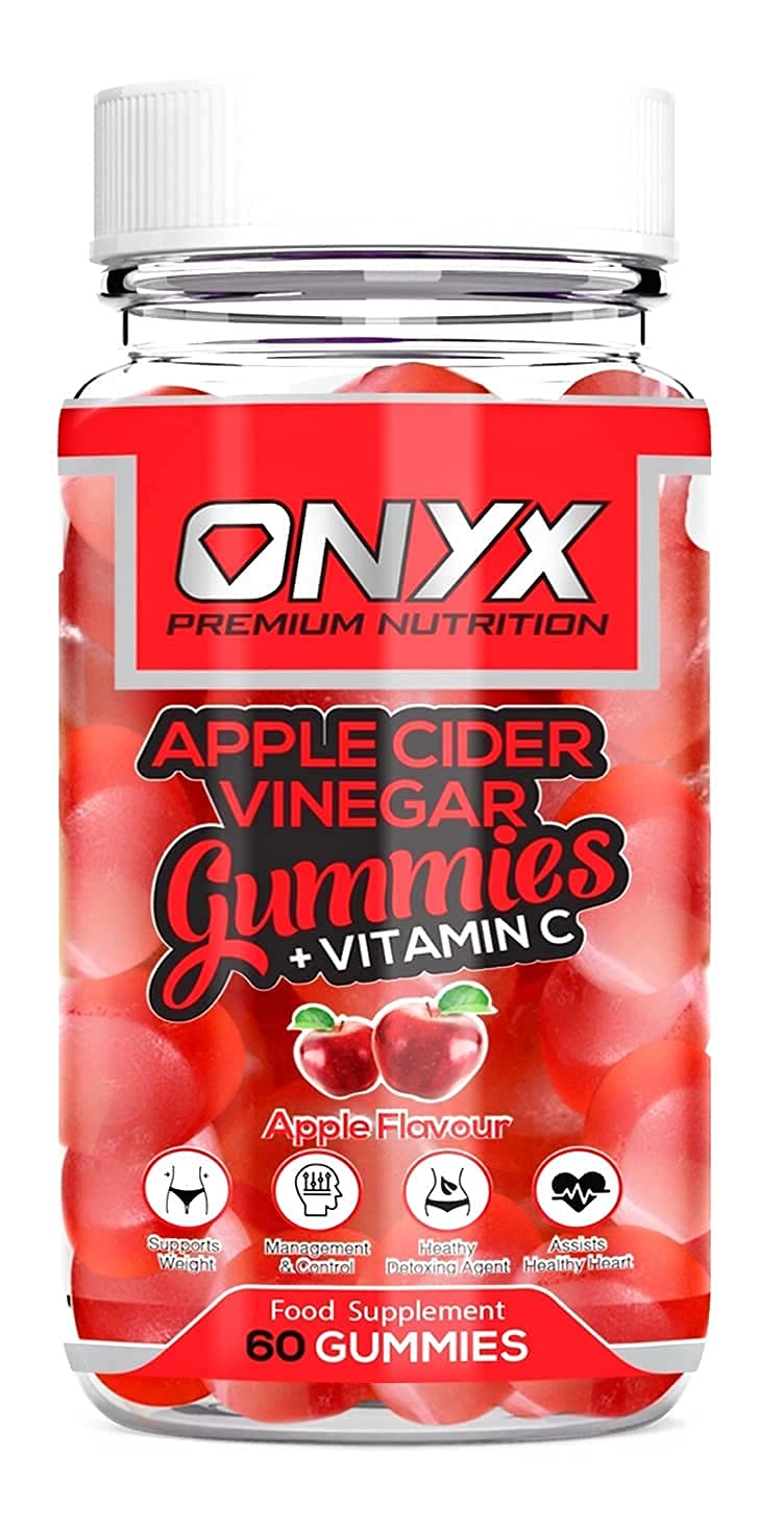 [Australia] - Apple Cider Vinegar Gummies 1000mg with Vitamin C, Chromium and Pomegranate - 60 Gummies - Vegan, Natural, Non-GMO, Gluten-Free & Gelatine-Free 