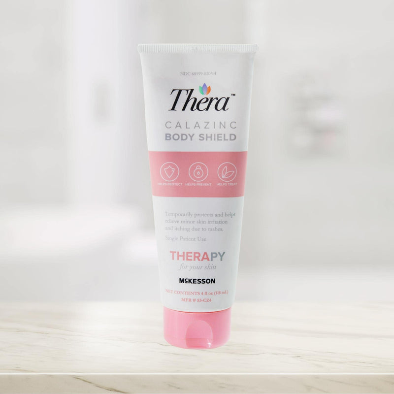 [Australia] - Thera Calazinc Body Shield Skin Cream - Helps Relieve Dry Skin, Chafing, Itching, Irritation - Lavender-Scented, 4 oz Tube, 1 Count 