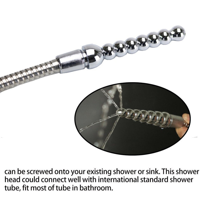 [Australia] - Metal Enema Handheld Shower, Shower Enema 3 Heads Nozzle System for Colonic Cleanse Kit - with 150CM Hose and Water Tank Hook (2 Style) 