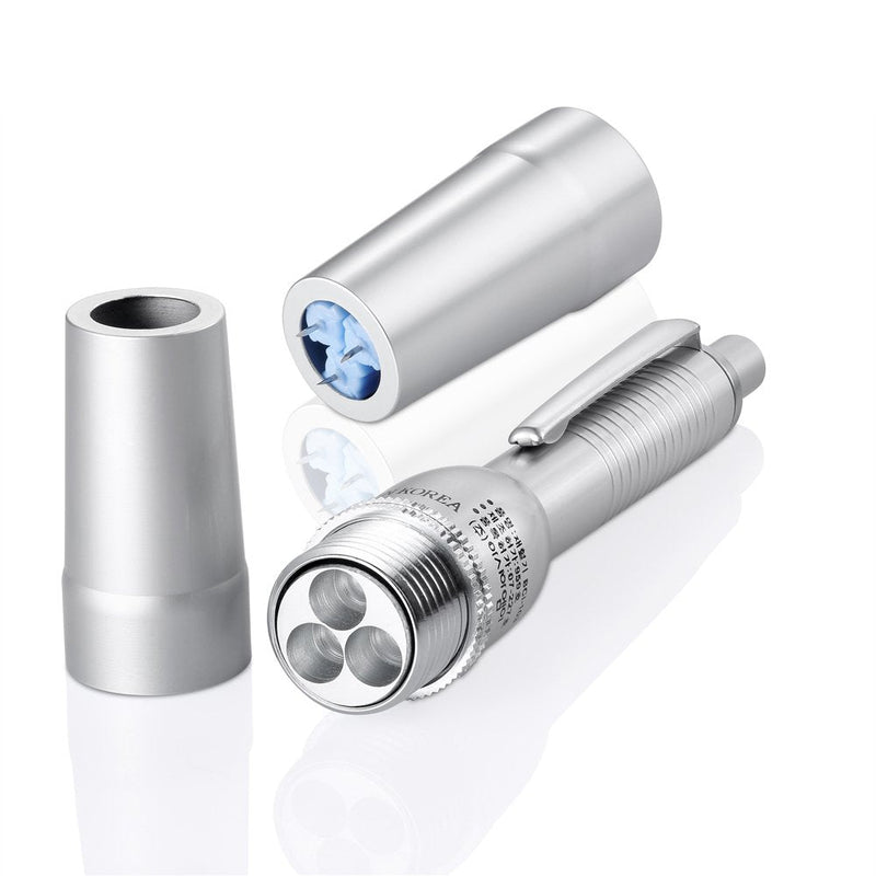 [Australia] - Lancing Device for Three Needles of Safety Steril Acupuncture and Cupping with Two Box 100pcs 23G Lancet 1 Count (Pack of 1) Three Head Blood Lancing Device 