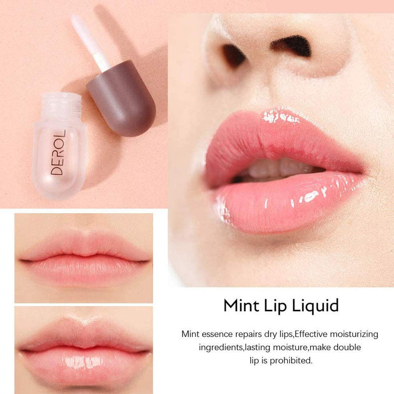[Australia] - Lip Care, Plant Extracts Plumping Lip Serum,Instant Moisturizing Clear Lip Gloss for Fuller Lips Plump Reduce Fine Lines Hydrating Plump Gloss Sexy Lips (Lip Care, 1Pcs) 