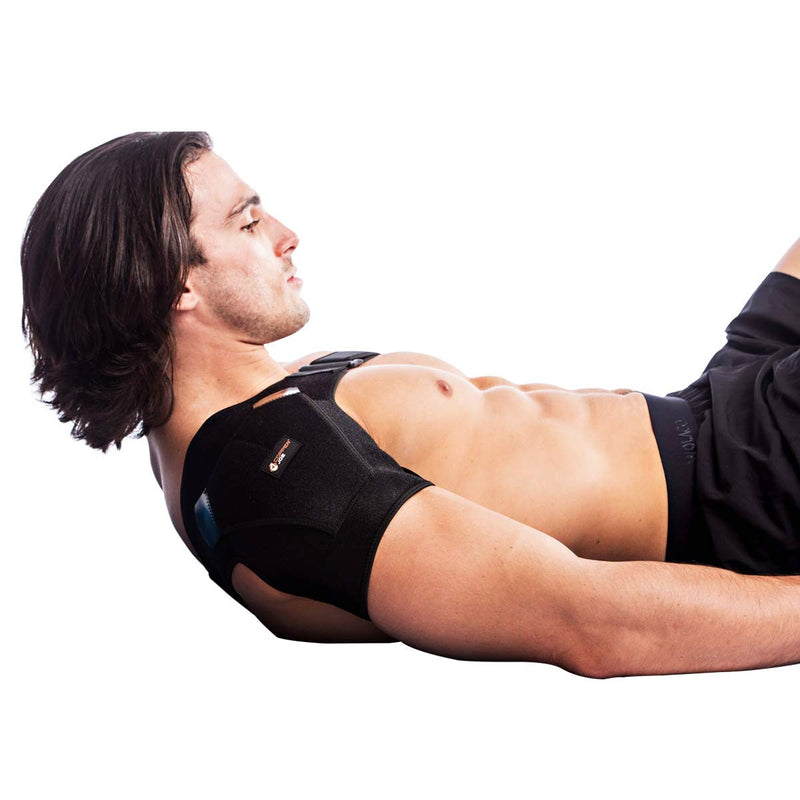 [Australia] - Copper Joe Adjustable Shoulder Brace For Men and Women Ultimate Copper Infused Recovery Compression Support for Torn Rotator Cuff, Tendonitis, Tears, Dislocation and Bursitis 