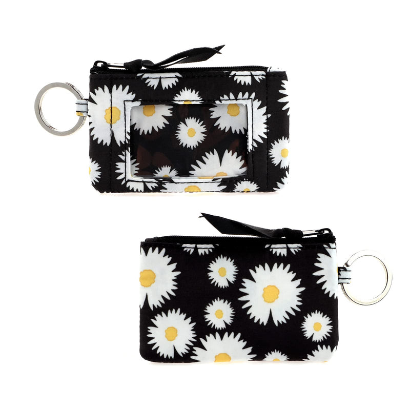 [Australia] - DONGGANGAJI Women's Wallet and Lanyard Set,Zip Id Case with Lanyard (Chrysanthemum-05) Chrysanthemum 