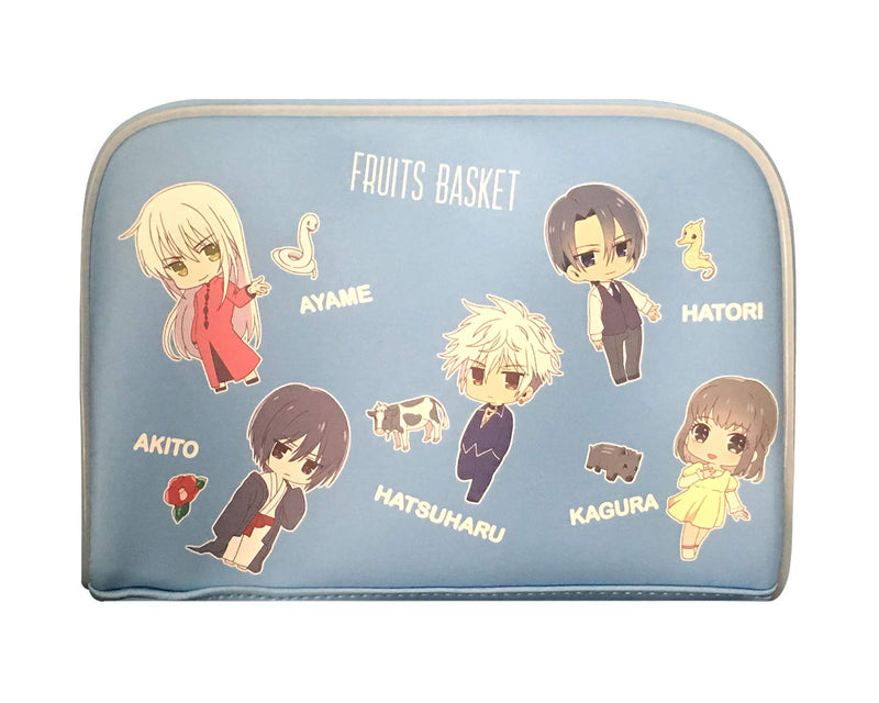 [Australia] - Creativity Extra-Large Cosmetic bag anime makeup cosmetic case,blue,theme Fruits Basket 