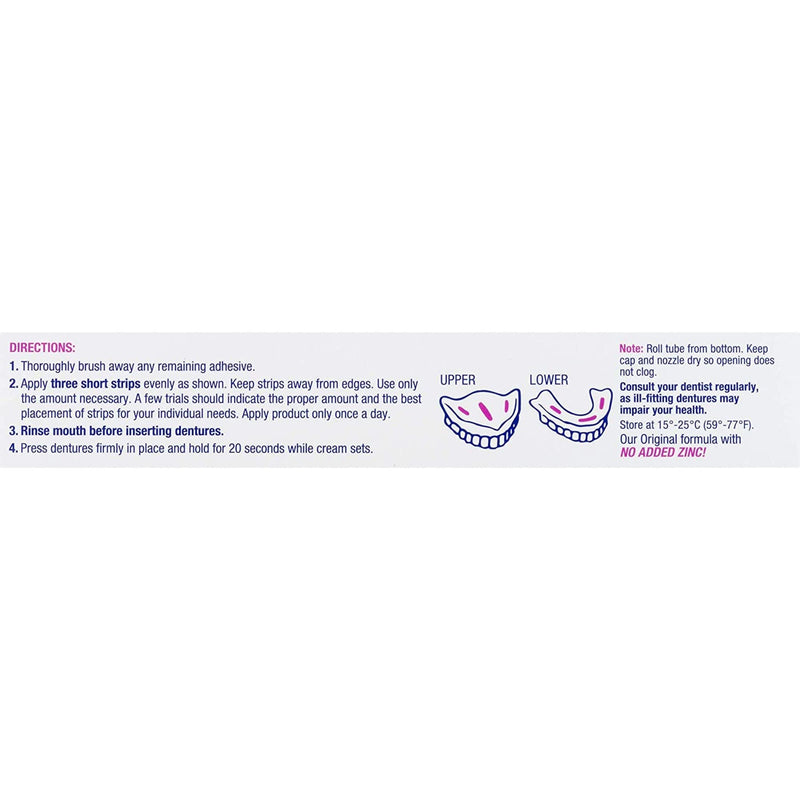 [Australia] - Effergrip Denture Adhesive Cream | Extra Strong Denture Holding Power | 2.5 OZ 