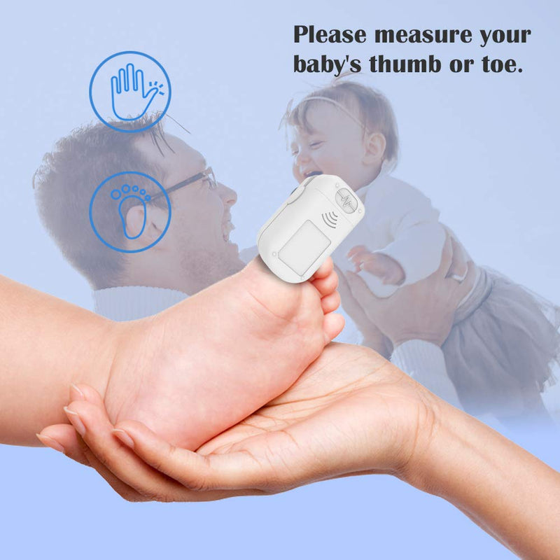 [Australia] - Pulse oximeter fingertip with Plethysmograph and Perfusion Index, Portable Blood Oxygen Saturation Monitor for Heart Rate and SpO2 Level, O2 Monitor Finger for Oxygen,Pulse Ox,Oxi, (White) 