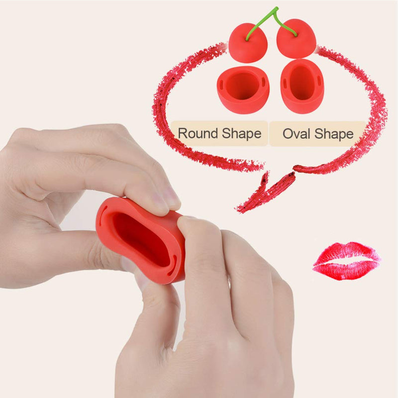 [Australia] - Lurrose 1Pcs Lip Plumper Silicone Full Cherry Sexy Lips Beauty Tools Filler Enhancers Suction Devices for Women Girls 