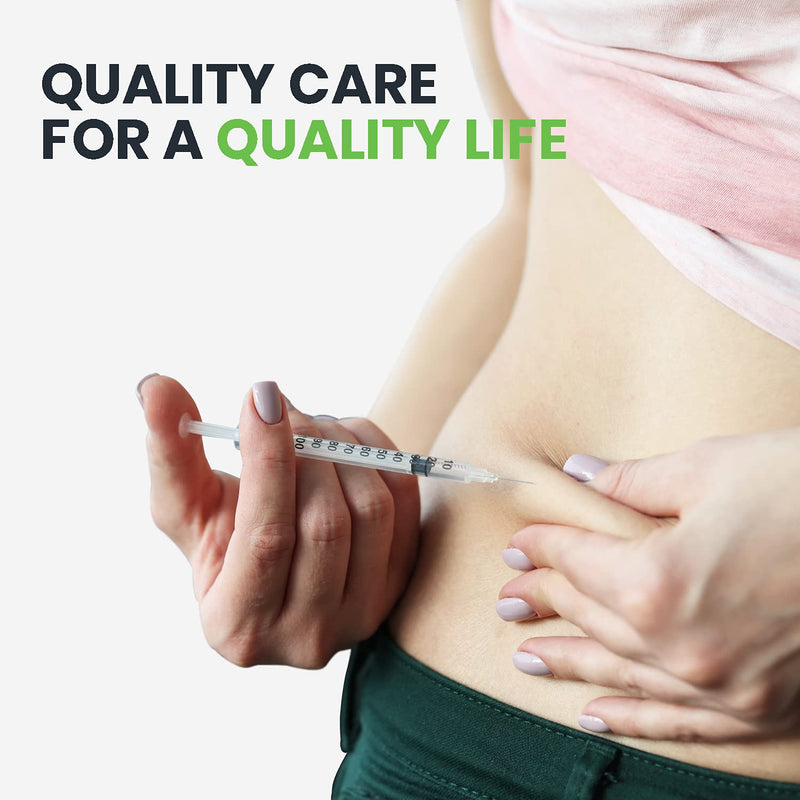 [Australia] - Care Touch Insulin Syringes | 29g 5/16" - 8 mm 1 cc (Pack of 100) 