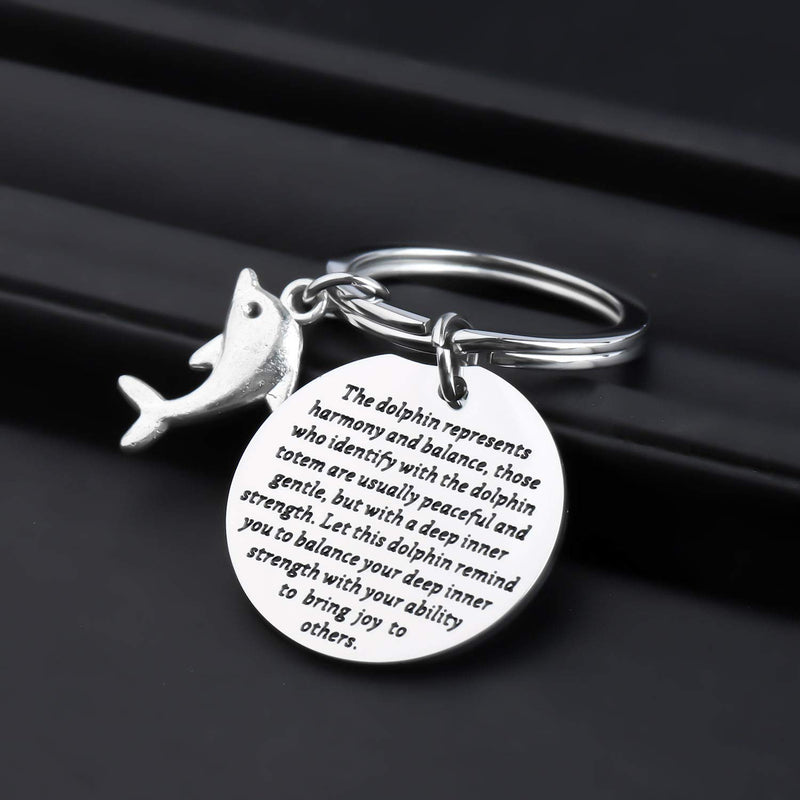 [Australia] - ENSIANTH Dolphin Keychain Dolphin Lover Gift Dolphin Jewelry Inspiration Gift for Friend 