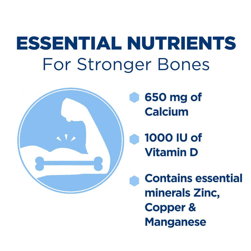 [Australia] - Citracal Maximum Plus, Highly Soluble, Easily Digested, 630 mg Calcium Citrate With 1000 IU Vitamin D3, Bone Health Supplement for Adults, Caplets, 120 Count 