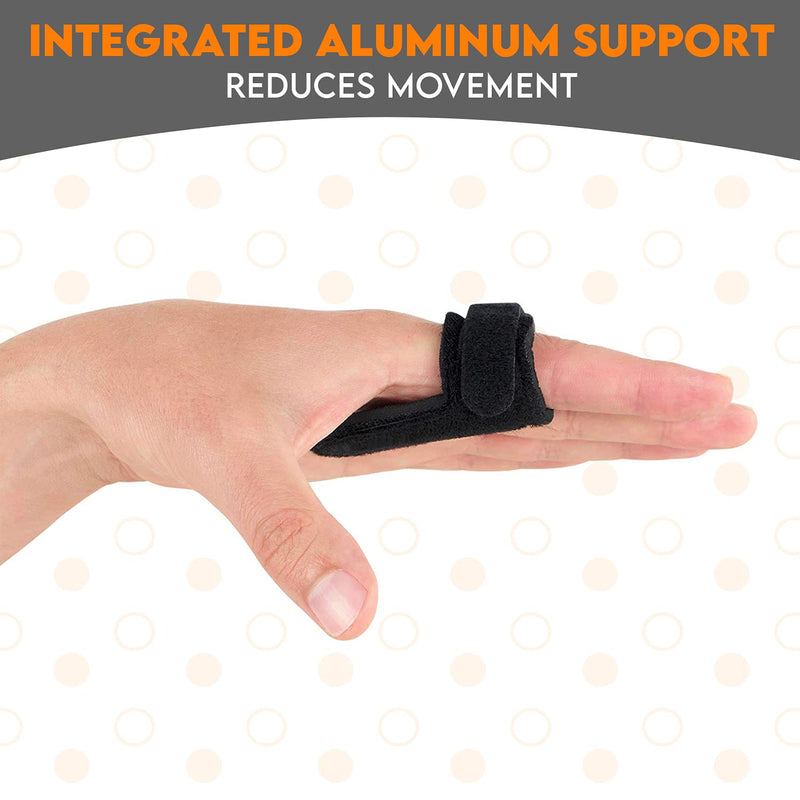 [Australia] - CTR Band Trigger Finger Splint - Support Brace for Middle, Ring, Index, Thumb and Pinky - Straightening Curved, Bent, Locked Hands - Tendon Lock Release Stabilizer Knuckle Wrap 