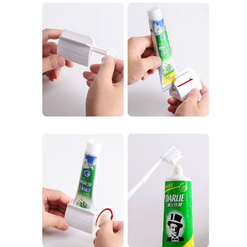 [Australia] - NC 2pcs Rolling Tube Toothpaste Squeezer Frosted Handles, Saves Toothpaste Creams, Eco-Friendly Manual Toothpaste Squeezer, Bathroom Accessories 