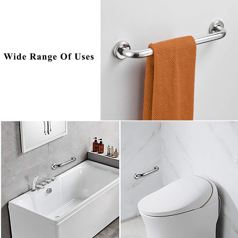 [Australia] - Bathroom Grab Bar Stainless Steel Bath Grab Shower Safety Handle Towel Holder for Kids Elderly Injured Bathroom Safety Aid 10 inch/25cm 10 inch/25 cm 