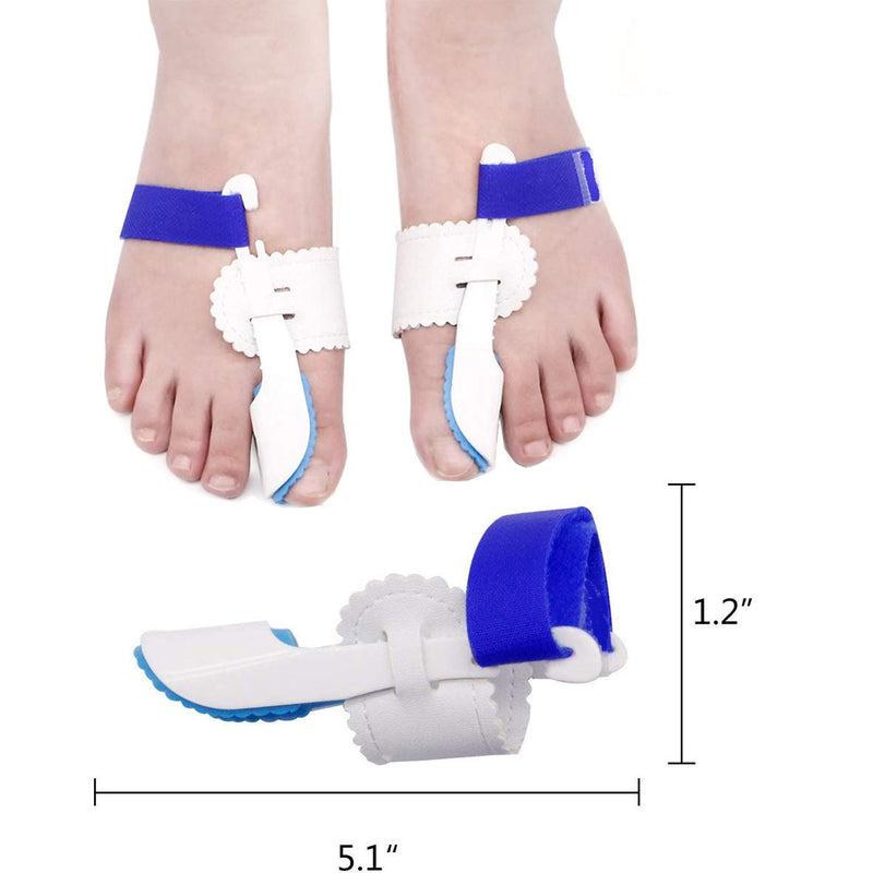 [Australia] - Bunion Corrector, Bunion Splints and Bunion Relief for Hallux Valgus, Big Toe Joint,Adjustable Bunion Splint Protector Sleeves kit F or Women and Men,7 pcs blue 