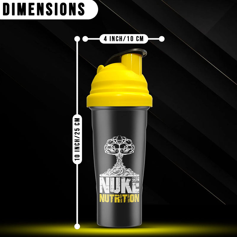 [Australia] - Nuke Nutrition Protein Gym Bottle Shaker 700ml Premium Quality - Dishwasher Safe, Easy to Clean 