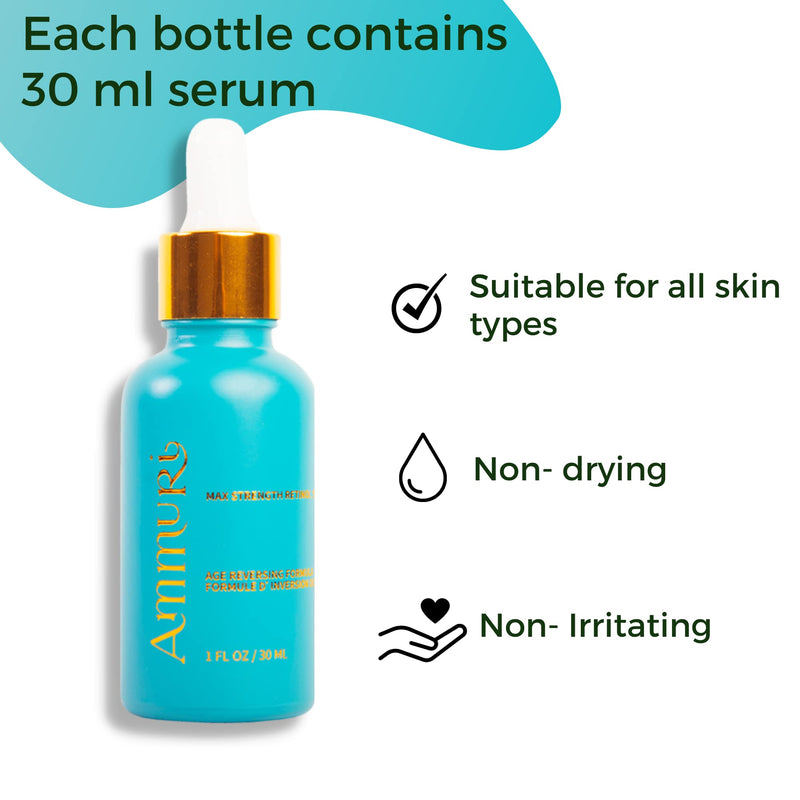 [Australia] - Ammuri Retinol Serum (5% Max Retinol) High Strength Maximum Dose Retinoid Anti Aging Acne 5% Max Retinol 