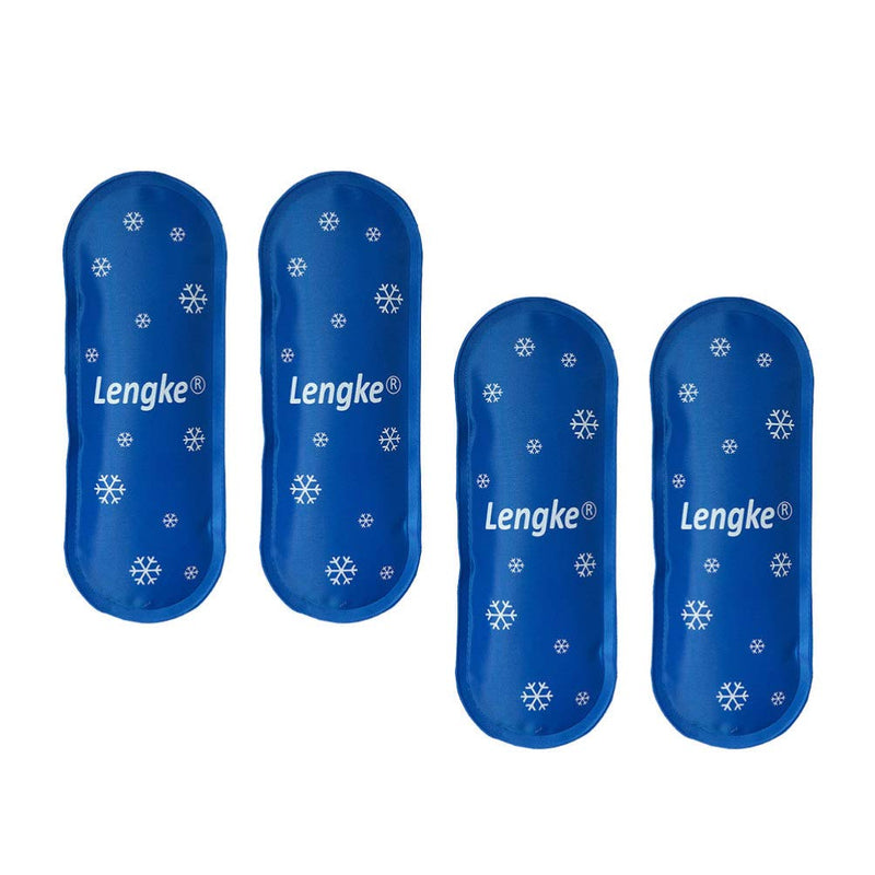 [Australia] - Exceart 4PCS Gel Cold Pack Gel Ice Bag Reusable Care Ice Bag Storage Cooler Carrier for Outdoor Travel Insulin Supplies(Blue) 