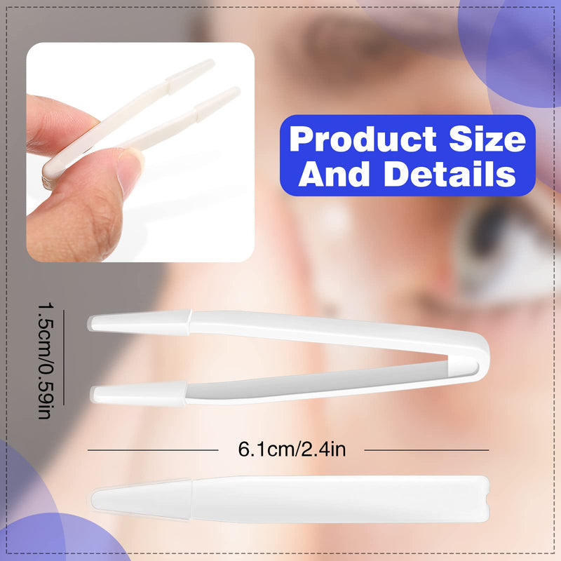 [Australia] - Contact Lens Remover Scleral Lens Remover Inserter Soft Contact Suction Holder Remover with Ventless Bottles and White Tweezers 
