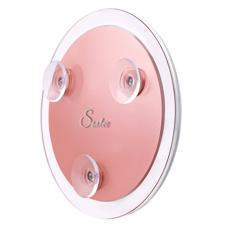 [Australia] - 15X Magnifying Mirror - with 3 Mounting Suction Cups - Used for Precise Makeup - Eyebrows/Tweezing - Blackhead/Blemish Removal - Bathroom/Travel Makeup Mirror - 6 Inch Round (Rose Gold) 15X Magnified 